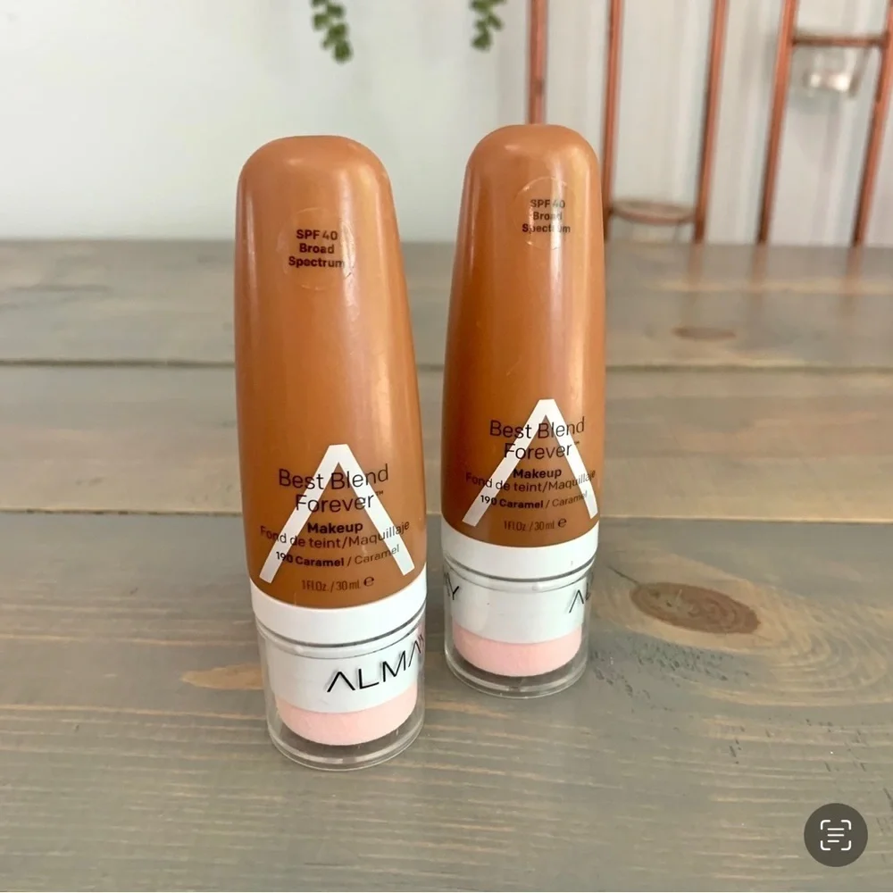 Almay Best Blend Forever Foundation 190 Caramel SPF 40 Broad Spectrum 1oz NWT